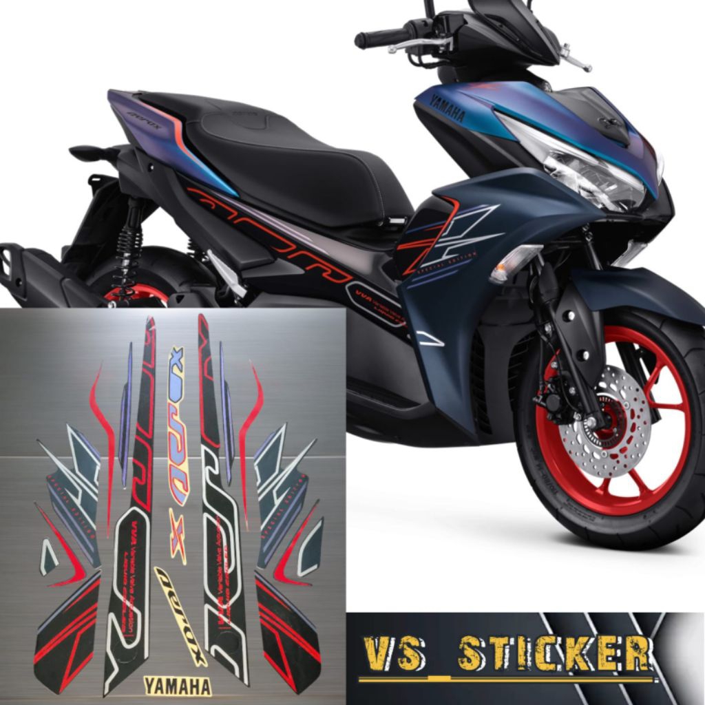 รายการมาตรฐานสําหรับ YAMAHA AEROX CYBER CITY 2023 MOTORCYCLE LEMBAYUNG