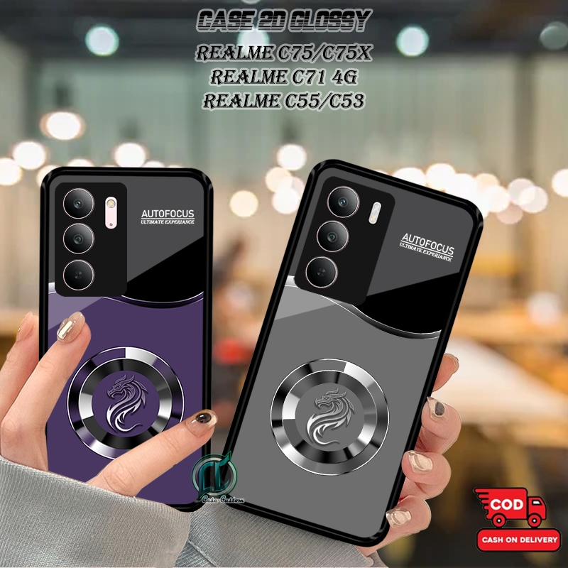เคส HP Realme C75/C75X/C71 4G/C55/C53/C35/C33/C31/C30/C21Y/C21C21-เคส-ปลอก-เคสโทรศัพท์-เคสแข็งอินเทร