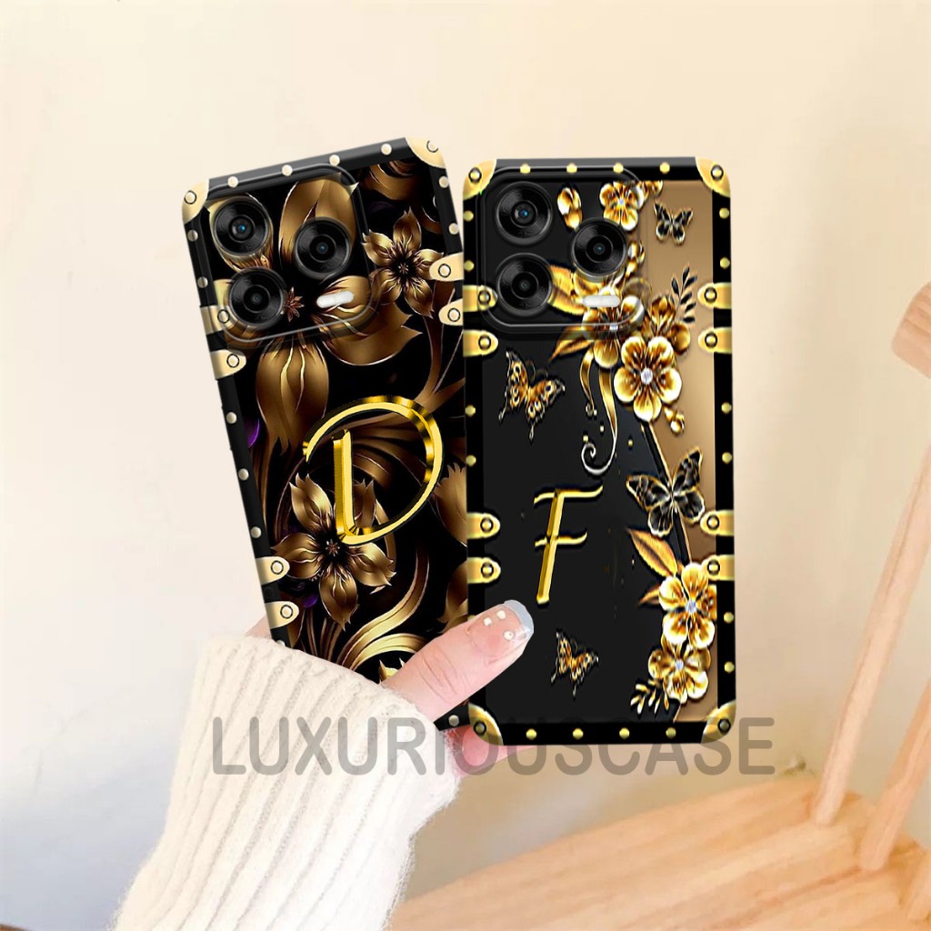 HP ล่าสุด ZTE Blade V70 Design & ZTE Blade V70 เคสโทรศัพท์ 2025 Flower Letter Motif | เคสดีไซน์ ZTE 