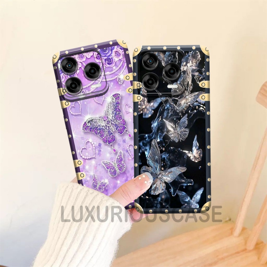 HP ล่าสุด ZTE Blade V70 Design & ZTE Blade V70 เคสโทรศัพท์ 2025 Butterfly Motif | เคสดีไซน์ ZTE Nubi