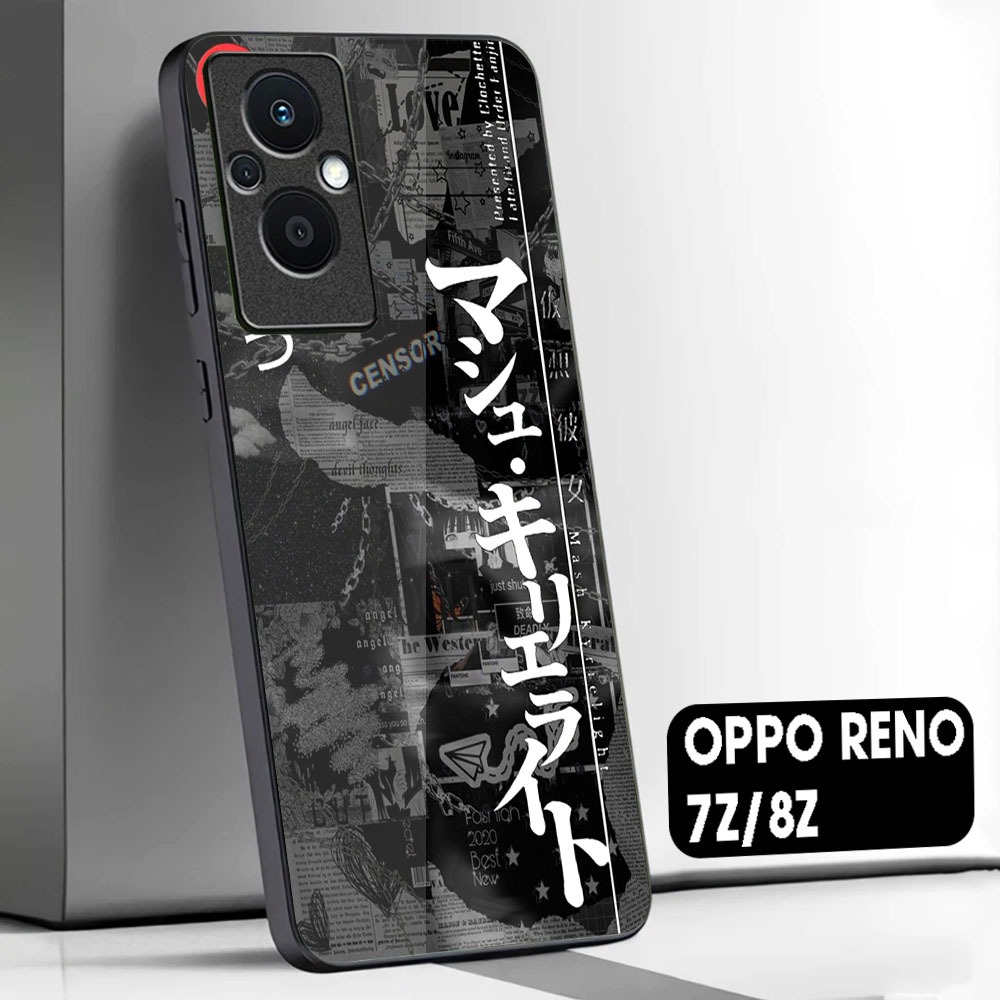 OPPO RENO 7z 8z 5G SOFTCASE | เคสเคลือบเงา Oppo reno 7 8 z 5G | ปลอกศิลปะ M54 | เคสพรีเมี่ยมสุดเท่ น