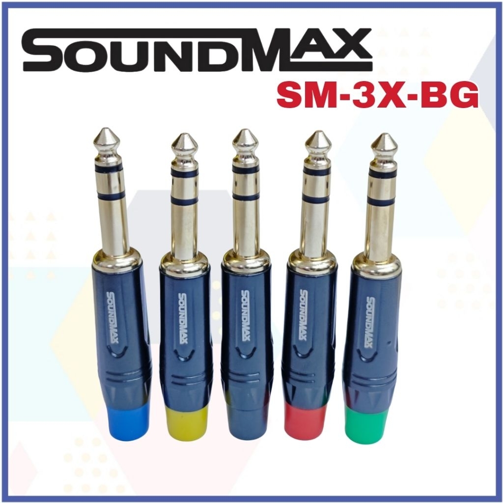 Akai Jack - แจ็ค TRS - แจ็ค Soundmax Akay Stereo SM-3X-BG