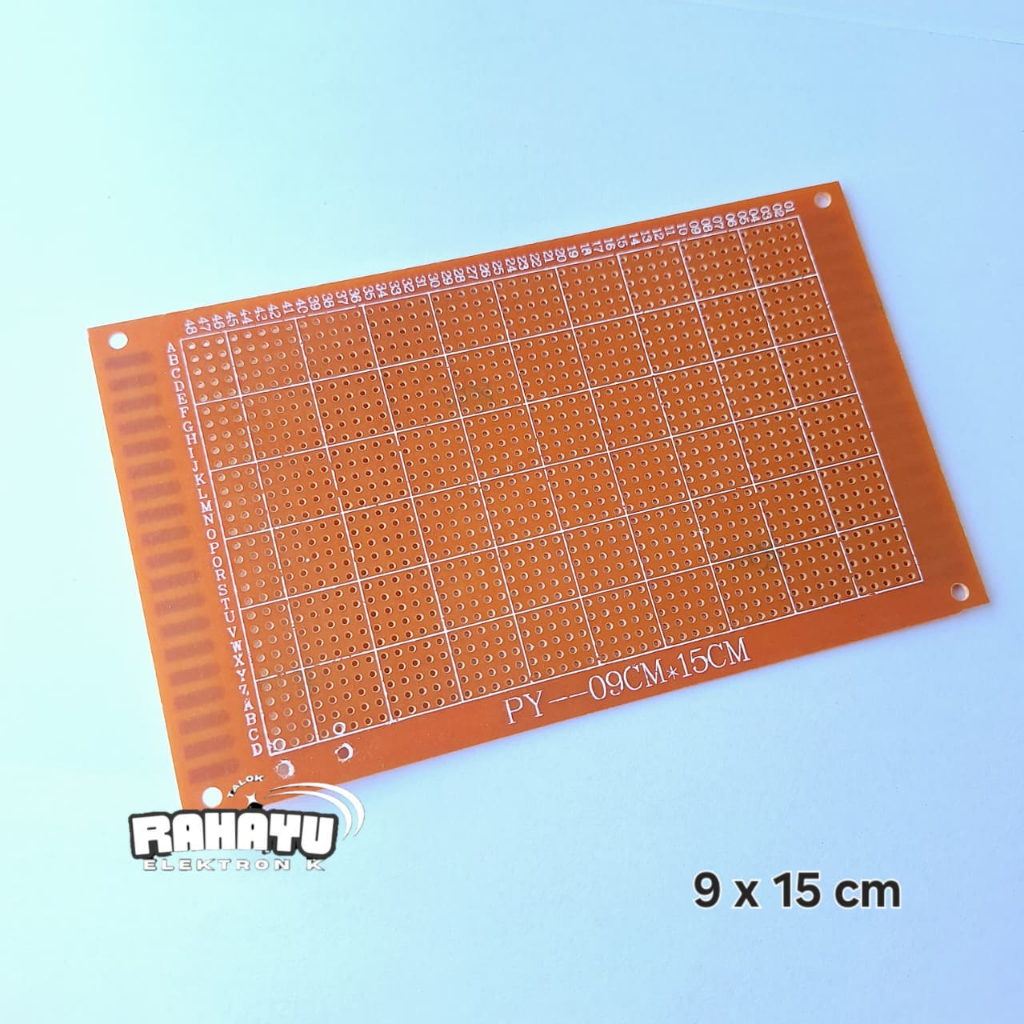 รู PCB ด้านเดียว 9x15 ซม. PCB Dot Matrix 9x15 ซม. รู PCB 9x15 ซม.