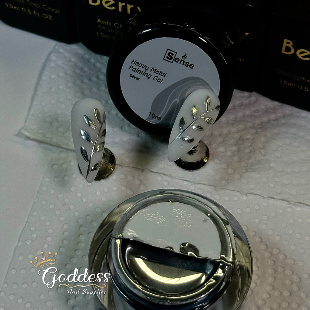 HEAVY SENSE METAL PAINTING GEL SILVER NAILART MIRROR UV GEL