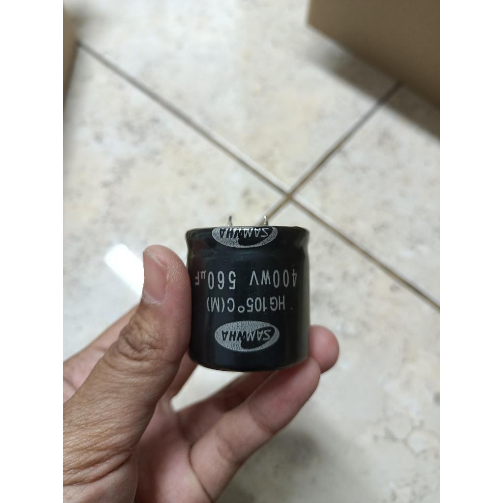 Elco Capacitor 400V-560UF SAMWHA