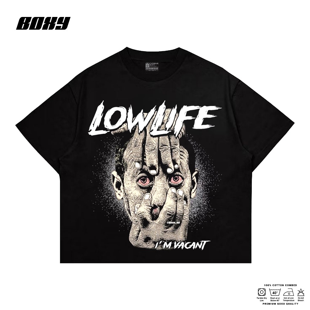 เสื้อยืด Devvogue boxy Lowlife Unisex