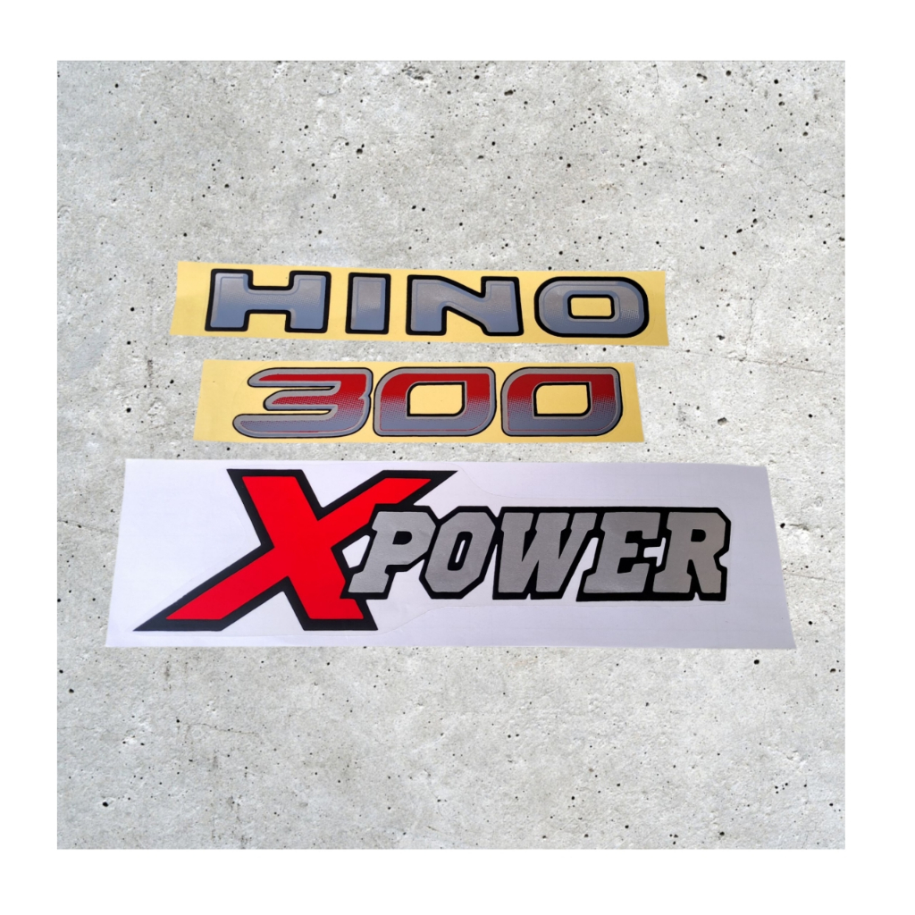 สติ๊กเกอร์ Hino 300 dutro Xpower / สติ๊กเกอร์ Hino 300 Xpower / สติ๊กเกอร์ Hino 300
