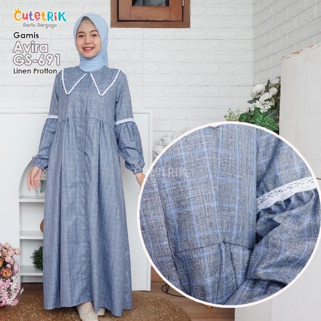 AVIRA GAMIS WITH HIJAB สําหรับอายุ 8-15 ปี