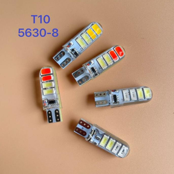 T10 5630-8 ไฟเลี้ยว LED รถยนต์รถจักรยานยนต์