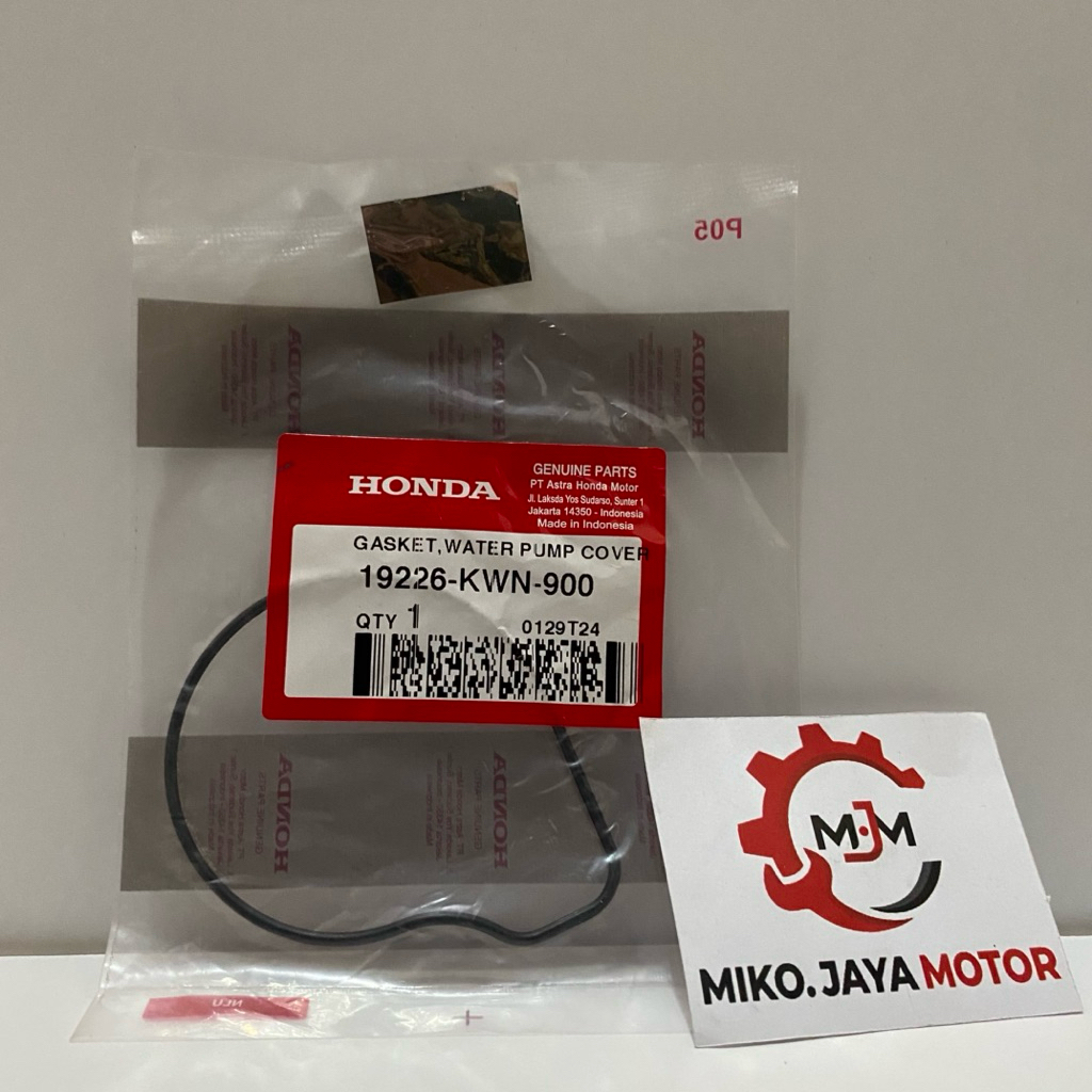 ฝาครอบปั๊มน้ํา ORING 19226-KWN-900 VARIO 125 150 ADV 150 PCX 150 ORIGINAL HONDA