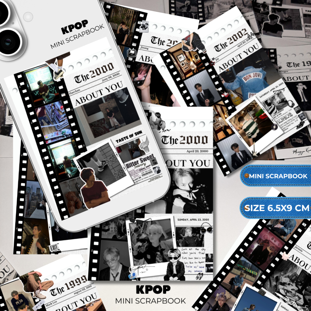 Mini Photostrip - Mini Photocase - Kpop Idol - สมุดภาพ - NCT - Enhypen - Seventeen - Photo Case