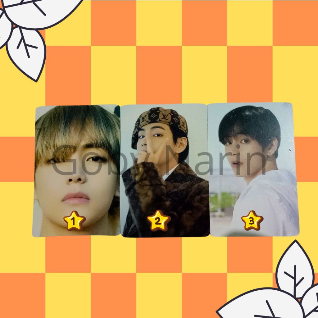 Kim Taehyung BTS PC Official V BTS Photocard