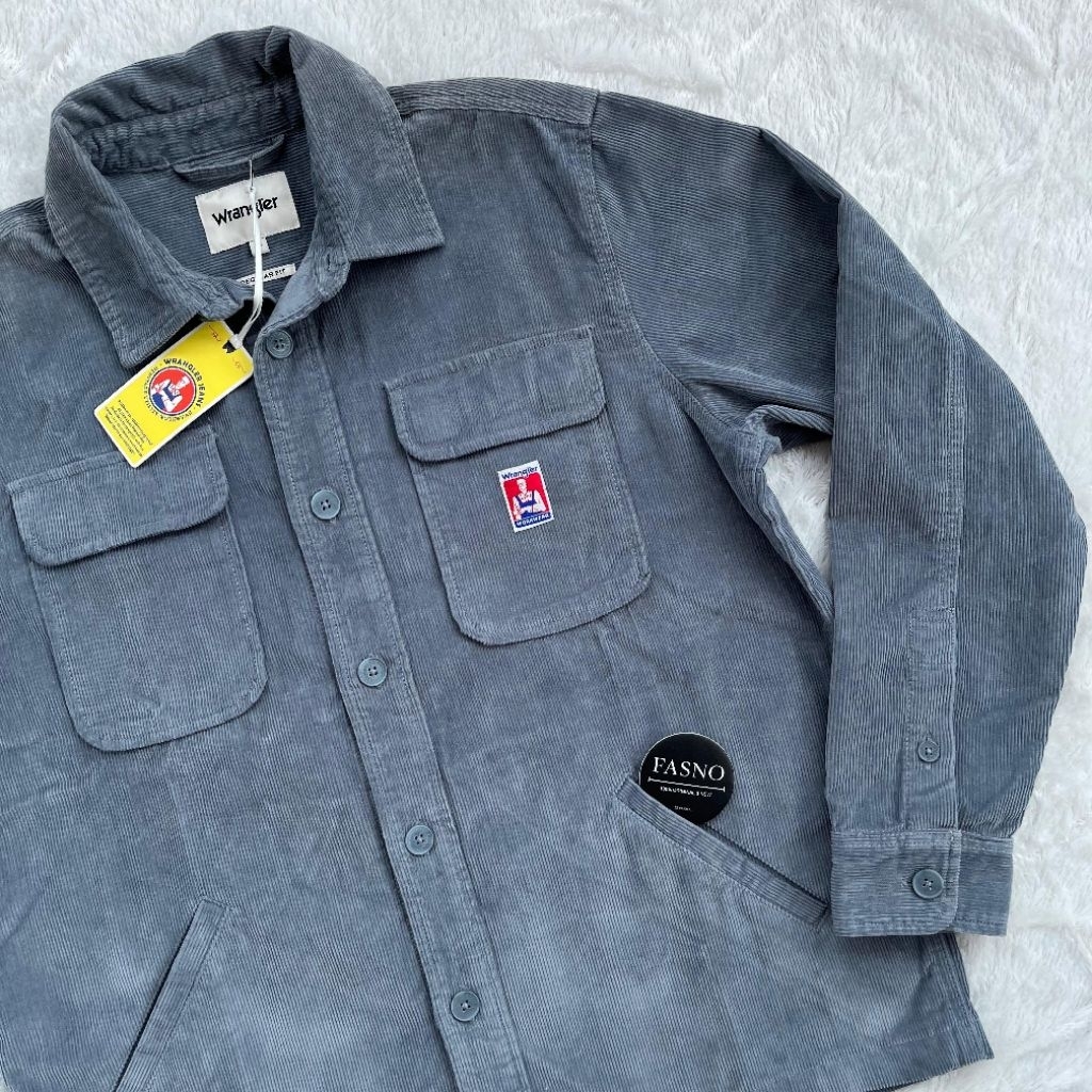[NEW & ORIGINAL] Wrangler HERITAGE Special Series: Jacket "CORDUROY" [ Dusty Blue ]