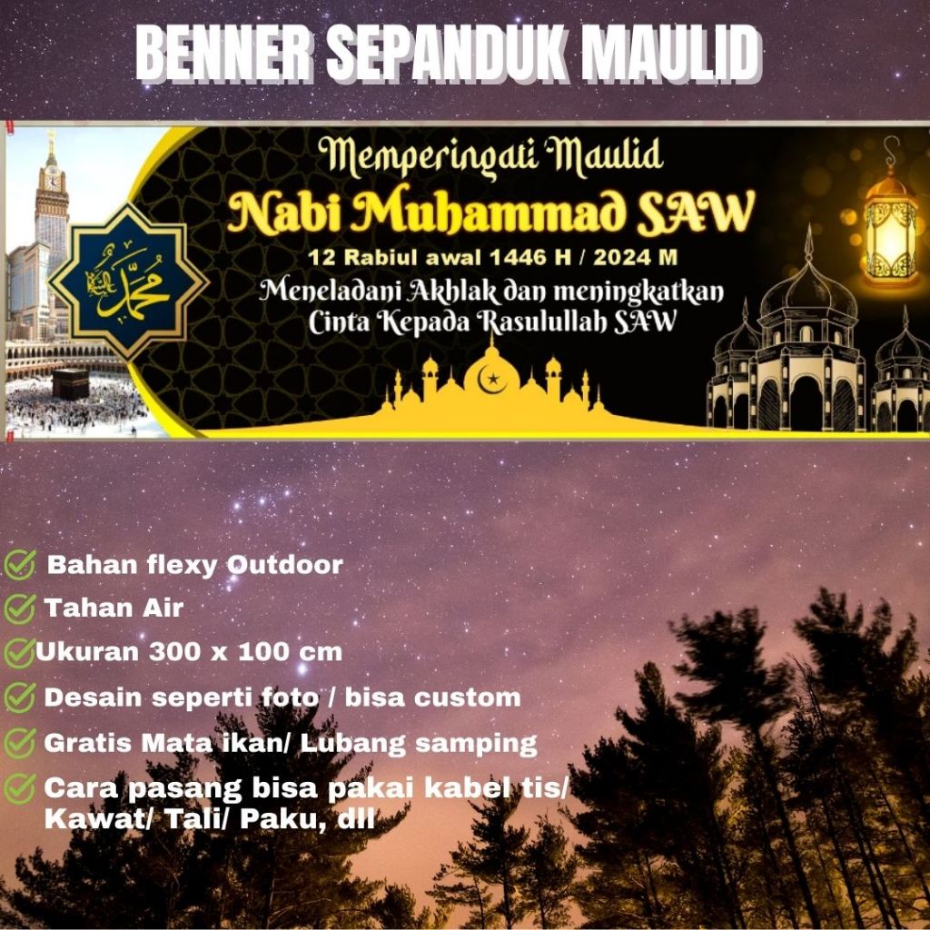BENNER /MMT CUSTOM MAULID NABi ecogreen BANNER