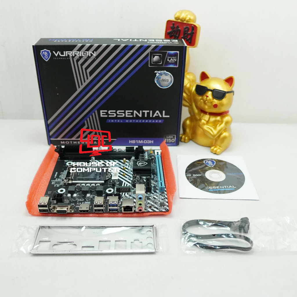 VURRON ESSENTIAL H81M-D3H INTEL LGA 1150 MOTHERBOARD