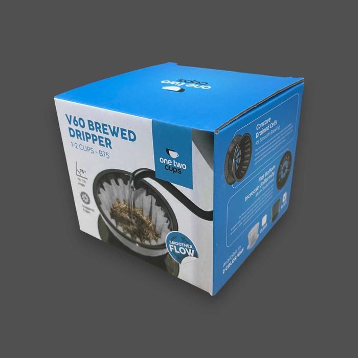 One Two Cups Coffee Filter V60 Coffee Filter Dripper 1-2 ถ้วย - B75