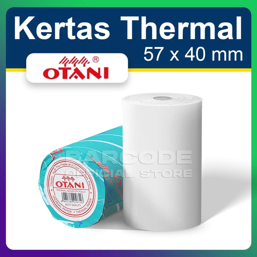 BLUETOOTH PRINTER กระดาษ 58 X 40MM - 58X40MM - OTANI THERMAL RECEIPT