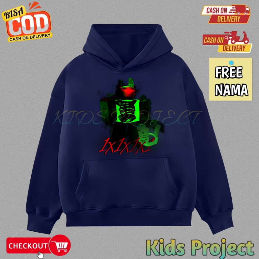 Killers Character Kids Hoodie Sweater 1x1x1x1 FORSAKEN Roblox ใหม่ - รูปที่ 5