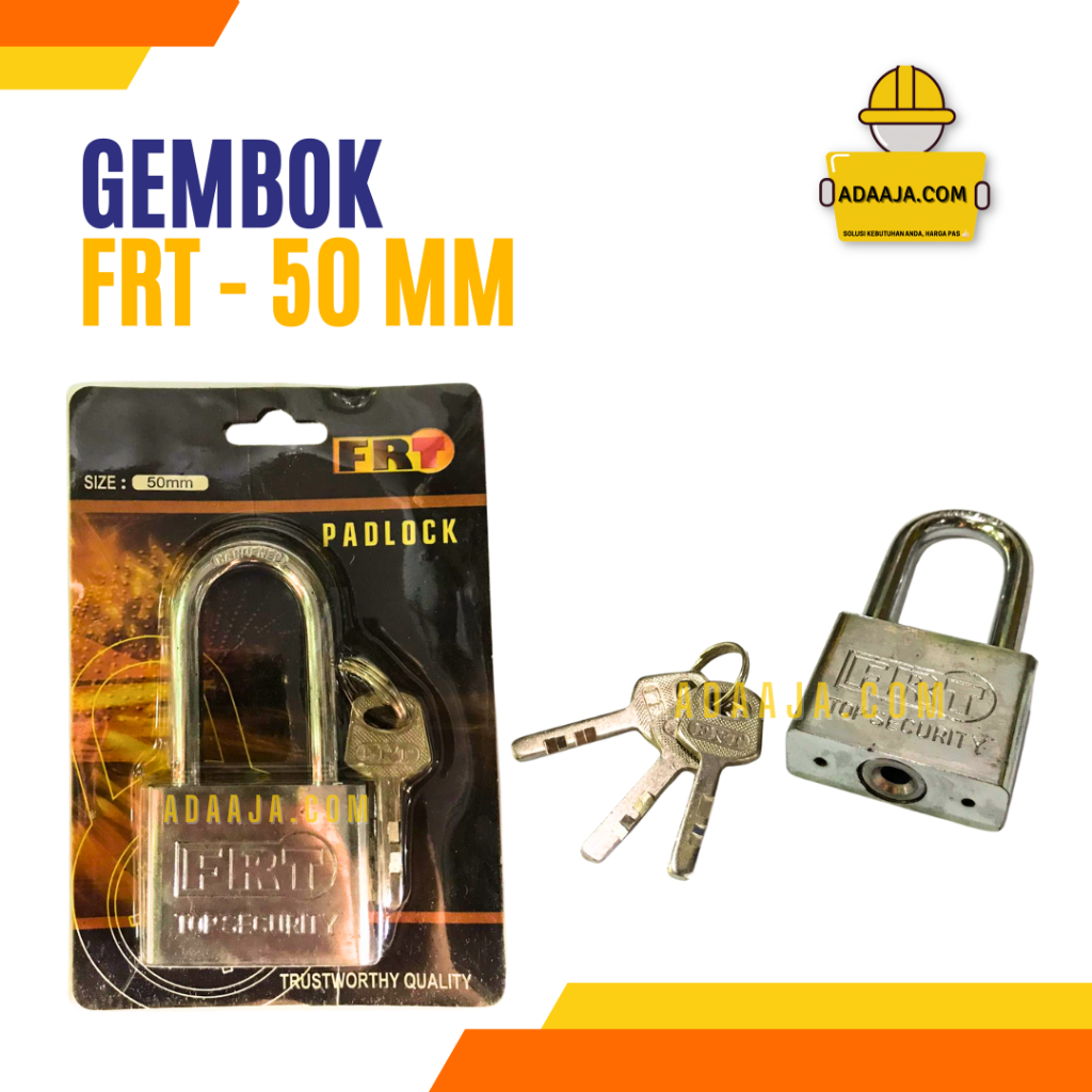 กุญแจรั้วบ้านคอยาว 50 มม. - FRT