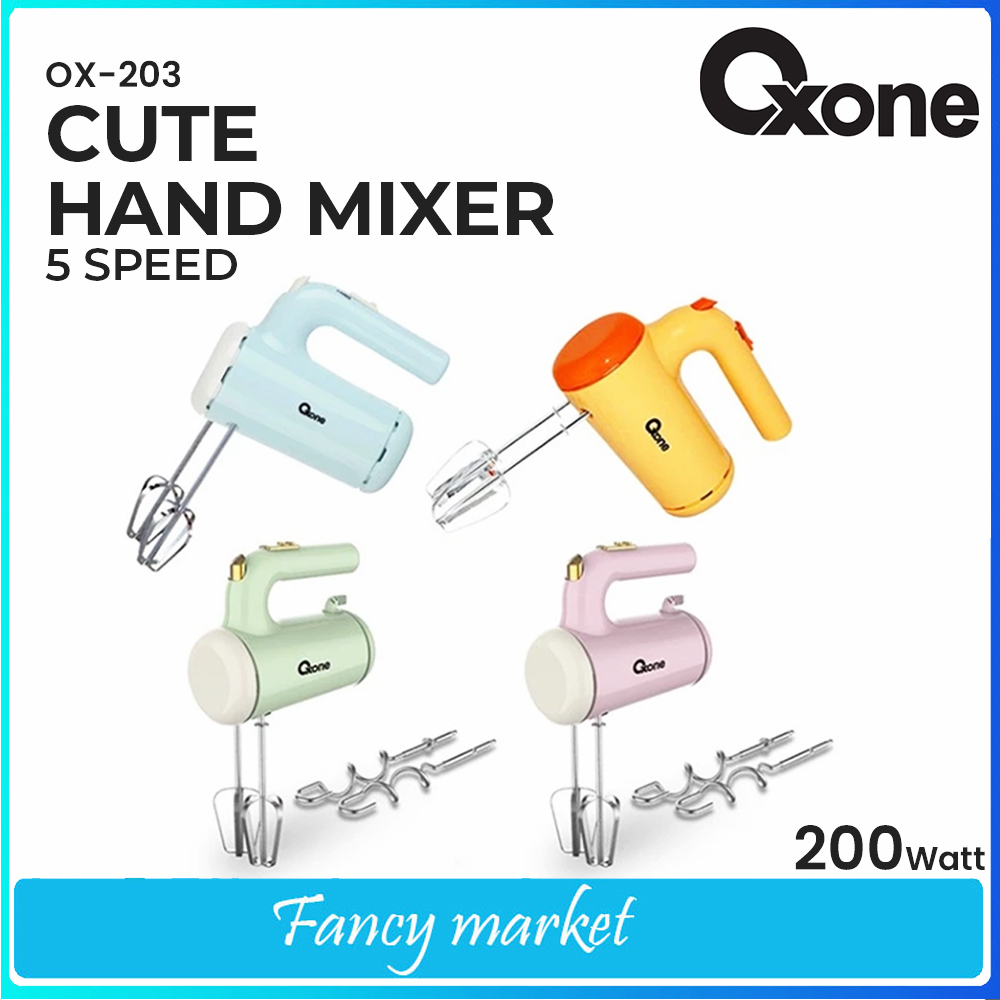 OXONE OX-203 เครื่องผสมมือ – เครื่องผสมมือสําหรับไข่และเค้ก BEATERS