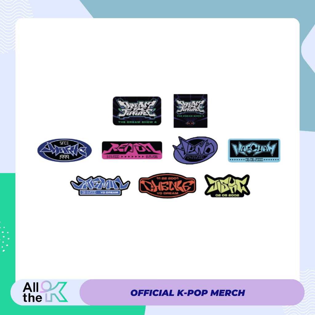 NCT DREAM - ชุดสติ๊กเกอร์ / 2025 NCT DREAM TOUR [THE DREAM SHOW 4 : DREAM THE FUTURE] MD OFFICIAL