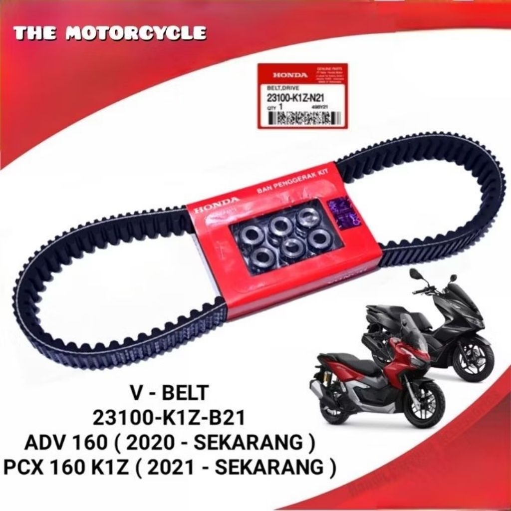 VANBELT V BELT ASSY PCX 160 ADV 160 VANBELT PLUS ROLLER PCX 160 ADV 160 CODE K1Z