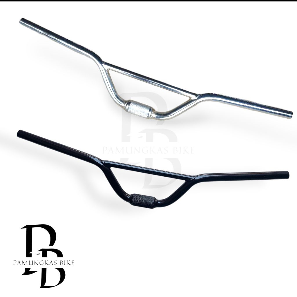 Sunrise Bar Oversize 31.8 Sunrise Handle bar สีดํา Chrome เงิน BMX MTB Federal Handlebar