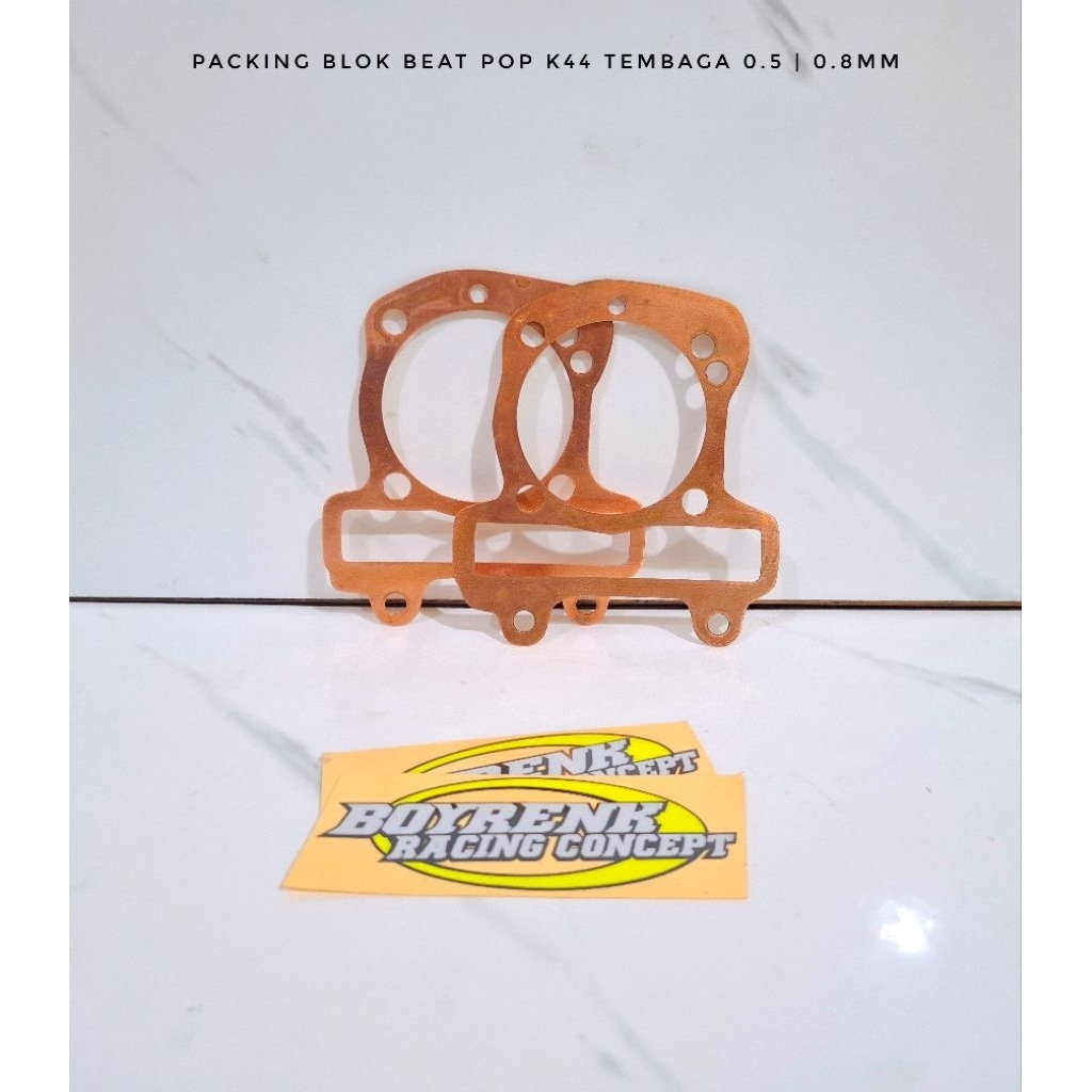 บล็อกล่างบรรจุสําหรับ BEAT POP SCOOPY ESP K44 ทองแดง 0.5 | 0.8MM -BOYRENK