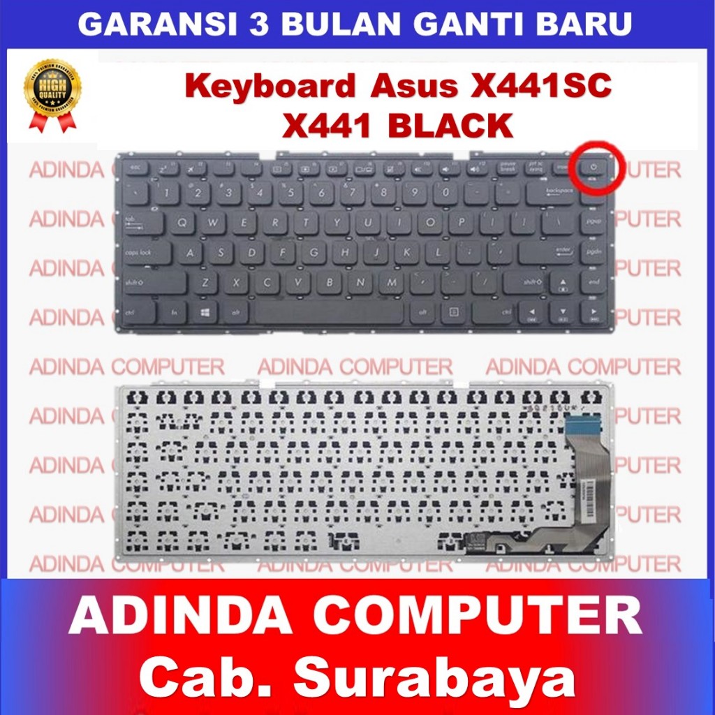 คีย์บอร์ด Asus X441 X441SC X441B X441C X441N X441NA X441NC A441UV