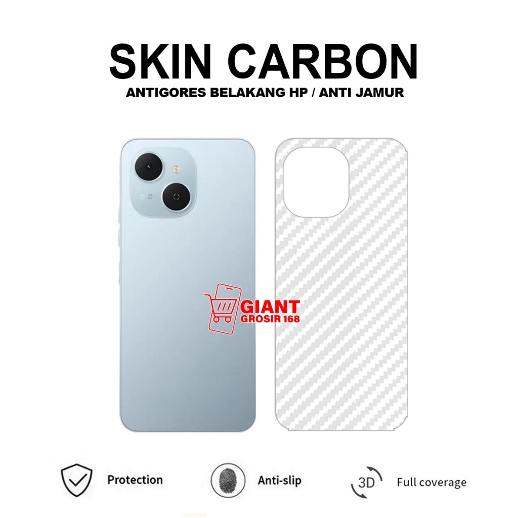 TECNO SPARK 40C TECNO POVA 7 5G TECNO POVA 7 PRO SKIN CARBON 3D ANTI-SCRATCH BACK SKIN CARBON TECNO 