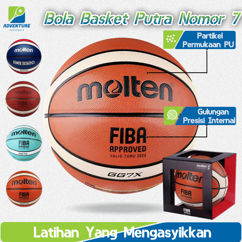 MOLTEN ลูกบาสเก็ตบอล Molten bg5000 bg3320 gg7x บาสเก็ตบอล ORIGINAL ขนาด 7