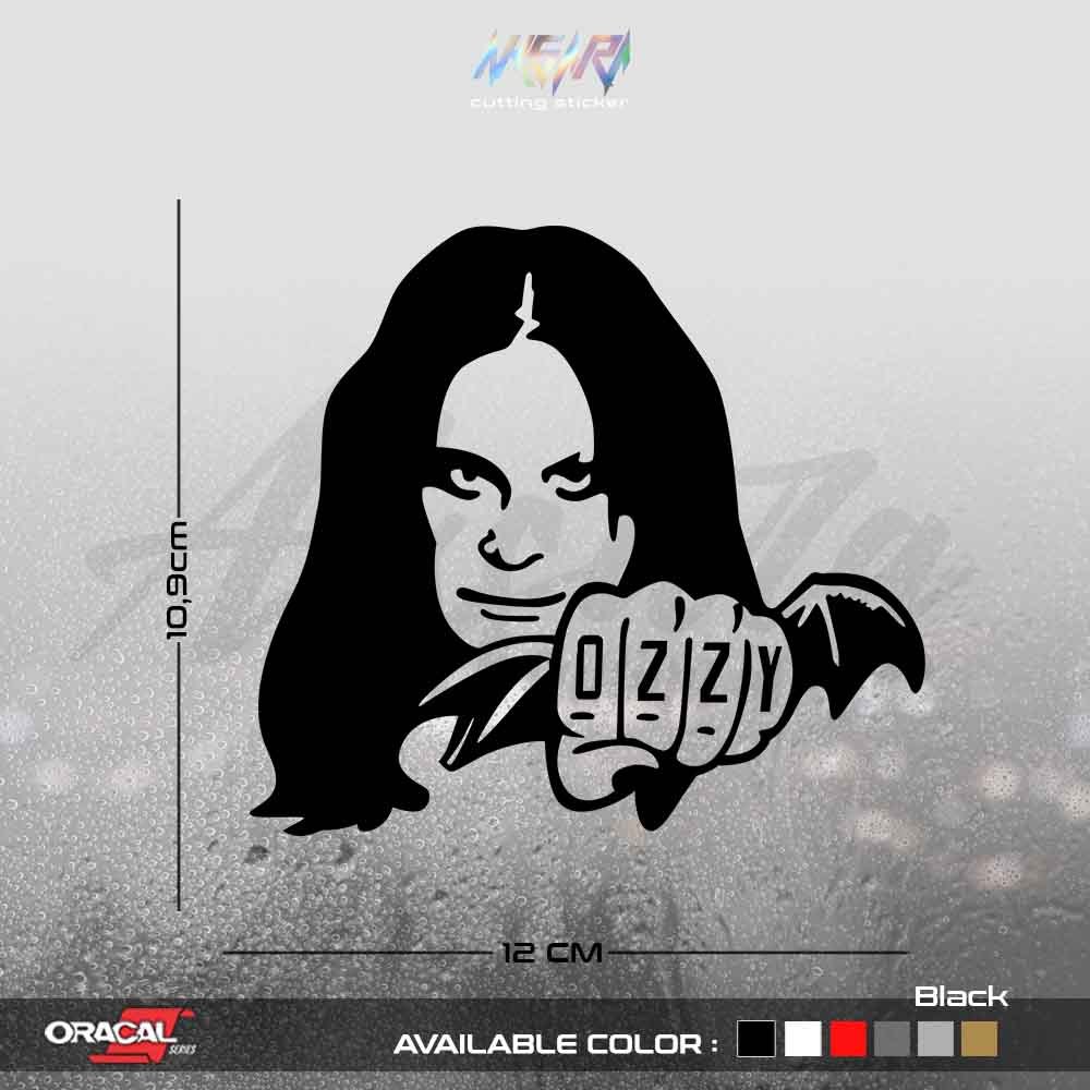 สติ๊กเกอร์ตัด Ozzy Osbourne Silhouette | Ozzy Osbourne Silhouette Cutting Sticker | Black Sabbath