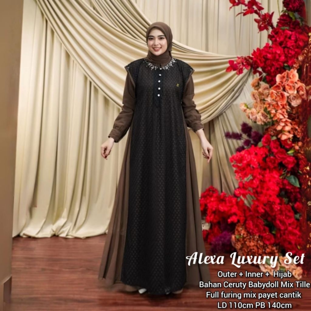 ALEXA LUXURY SET GAMIS CERUTY MIX TILLE READY TO SHIP