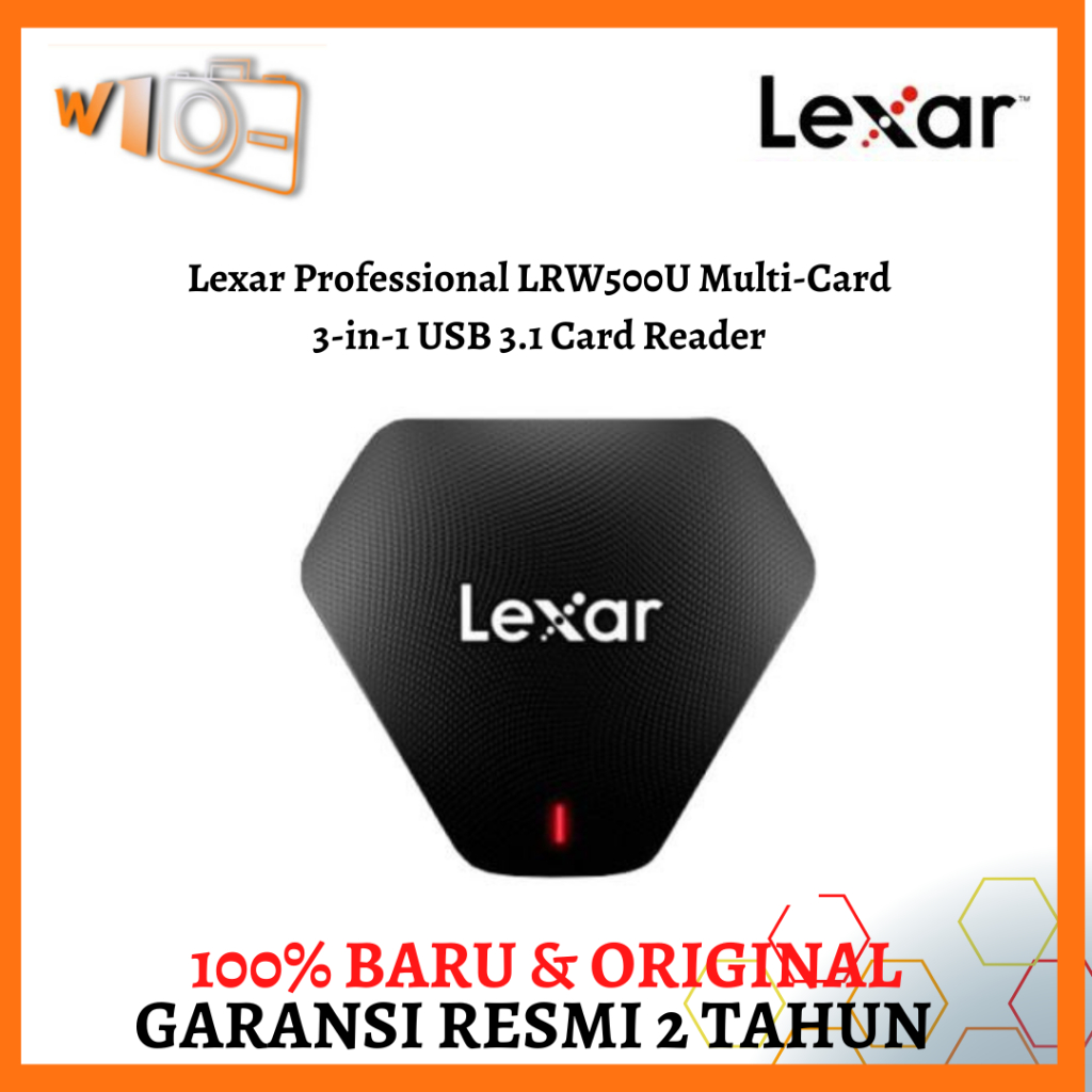 Lexar Professional LRW500U Multi-Card 3-in-1 USB 3.1 เครื่องอ่านการ์ด