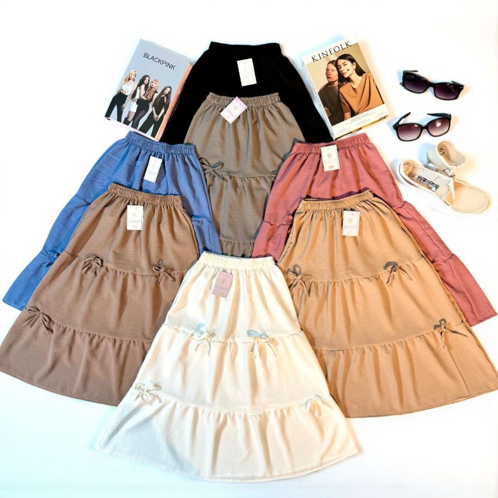 กระโปรงชายระบายริบบิ้นระบายอายุ3-14ปี-กระโปรงเด็กผู้หญิงการไหลของอากาศล่าสุด - รูปที่ 3