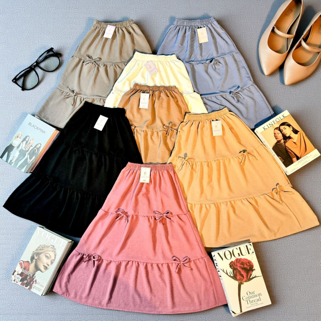 กระโปรงชายระบายริบบิ้นระบายอายุ3-14ปี-กระโปรงเด็กผู้หญิงการไหลของอากาศล่าสุด - รูปที่ 6