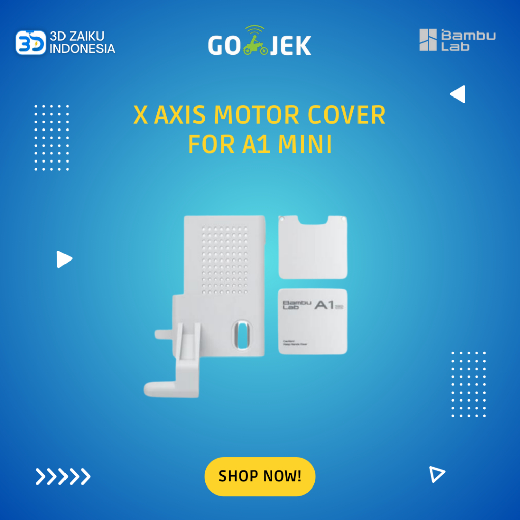 ฝาครอบมอเตอร์แกน Bambulab A1 Mini X ดั้งเดิม