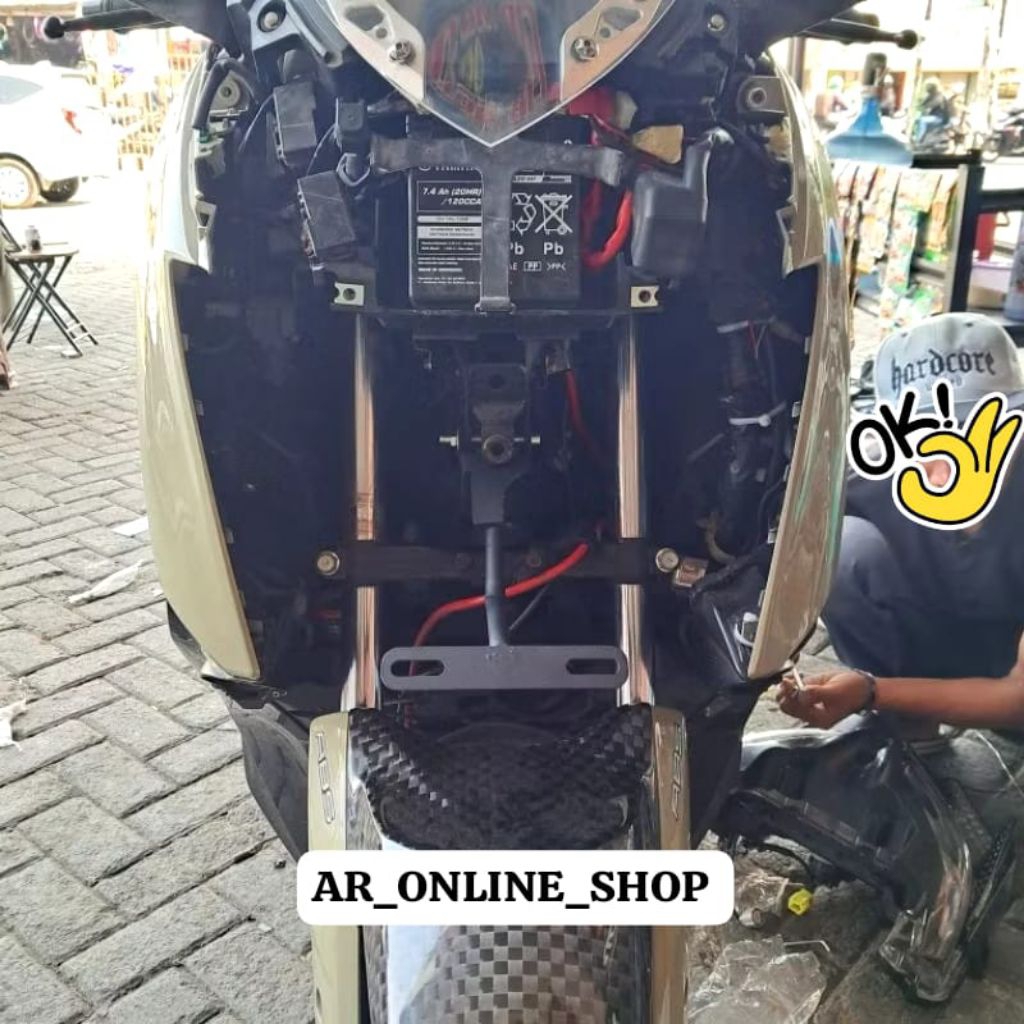 ยามาฮ่า xmax ขายึดป้ายทะเบียนท่อรุ่นxmaxเชื่อมต่อแผ่นยึด2024 2025