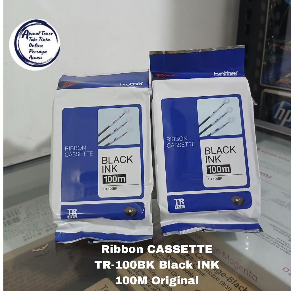 CASSETTE TR-100BK สีดํา INK 100M ป้ายริบบิ้นแท้