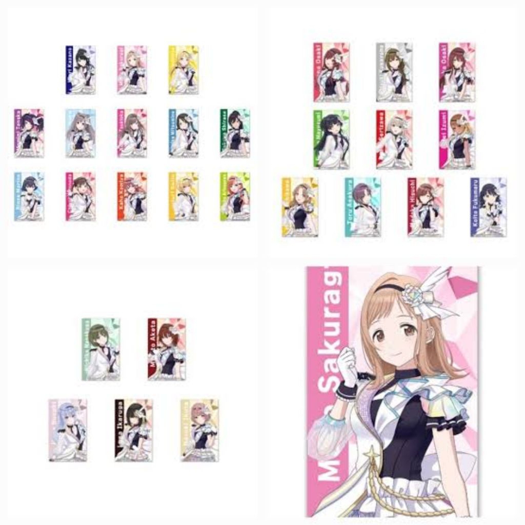 THE iDOLM@STER Shiny Colours Memorial Sticker Song for Prism ver