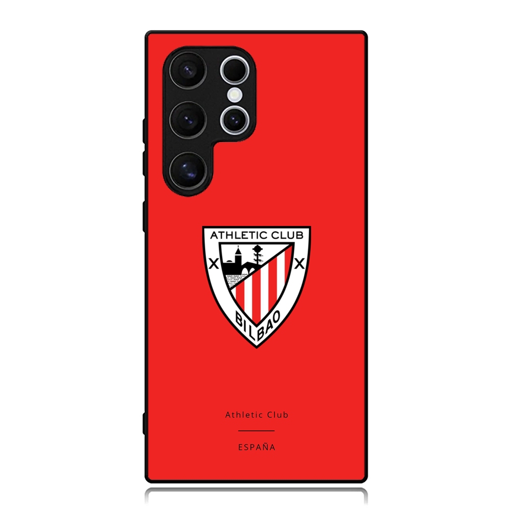 เคส Samsung S25 S24 S23 S22 S21 S20 S9 S8 S7 S6 Ultra Plus FE Edge Softcase Athletic Bilbao สีแดง