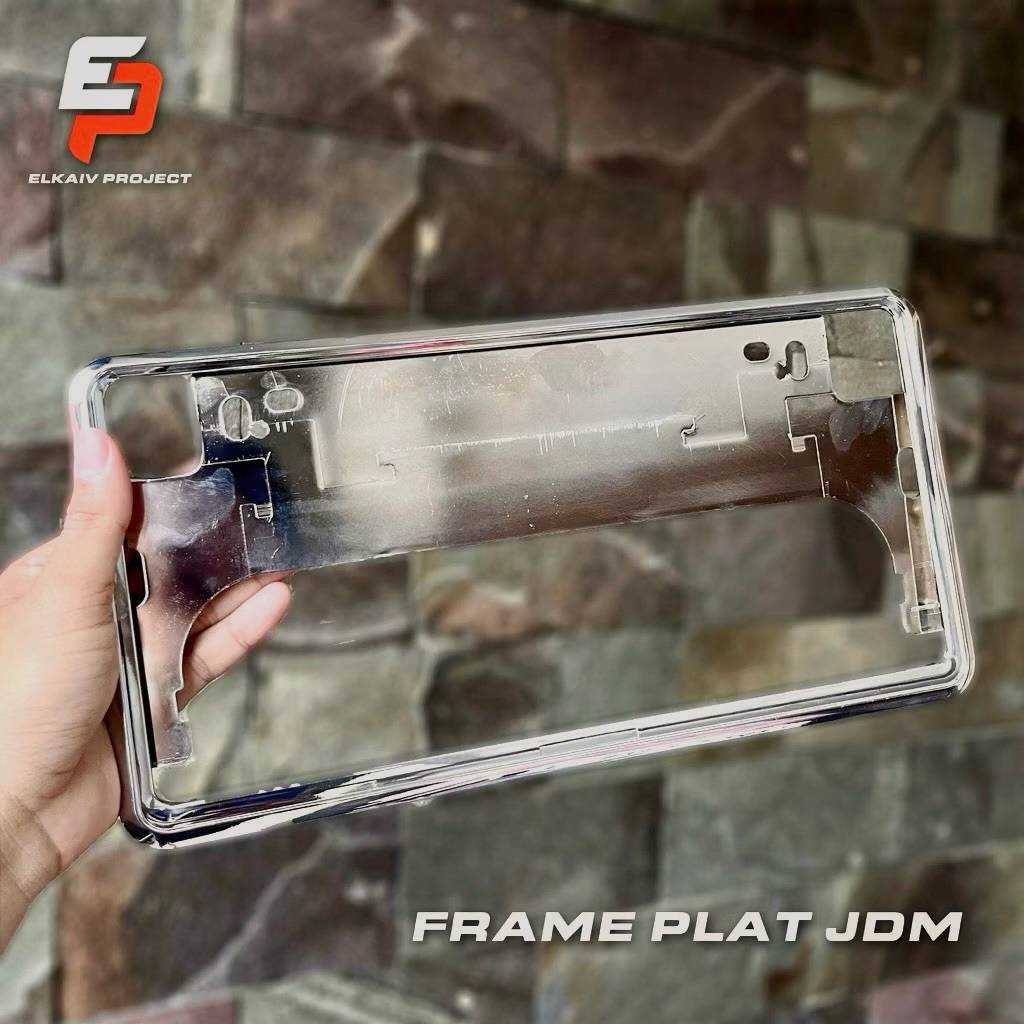 JDM FRAME PLATE 33x16cm / UNIVERSAL FRAME PLATE [FRAME ONLY]