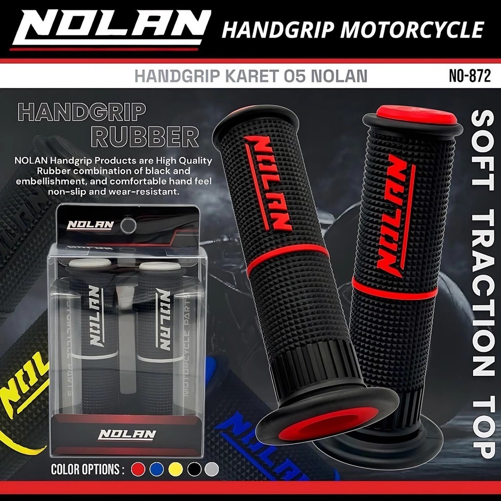 NOLAN ปลอกแฮนด์ยาง 05 Nolan 872 Universal All Motorcycles