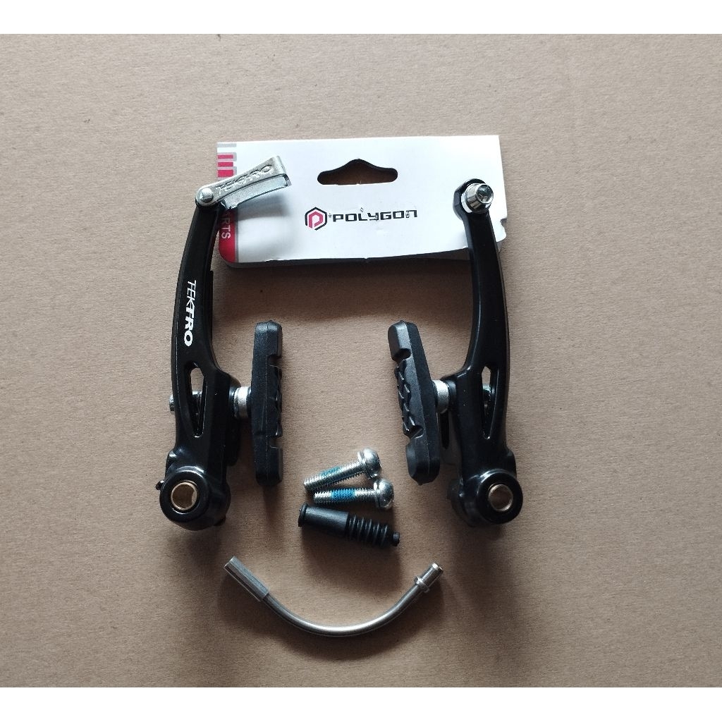 POLYGON TEKTRO โลหะผสม vbrake v เบรค CALIPER ชุดพับ mtb bmx จักรยาน CALIPER