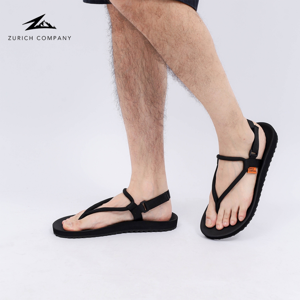 ZURICH Somir Black - รองเท้าแตะสําหรับบุรุษและสตรี