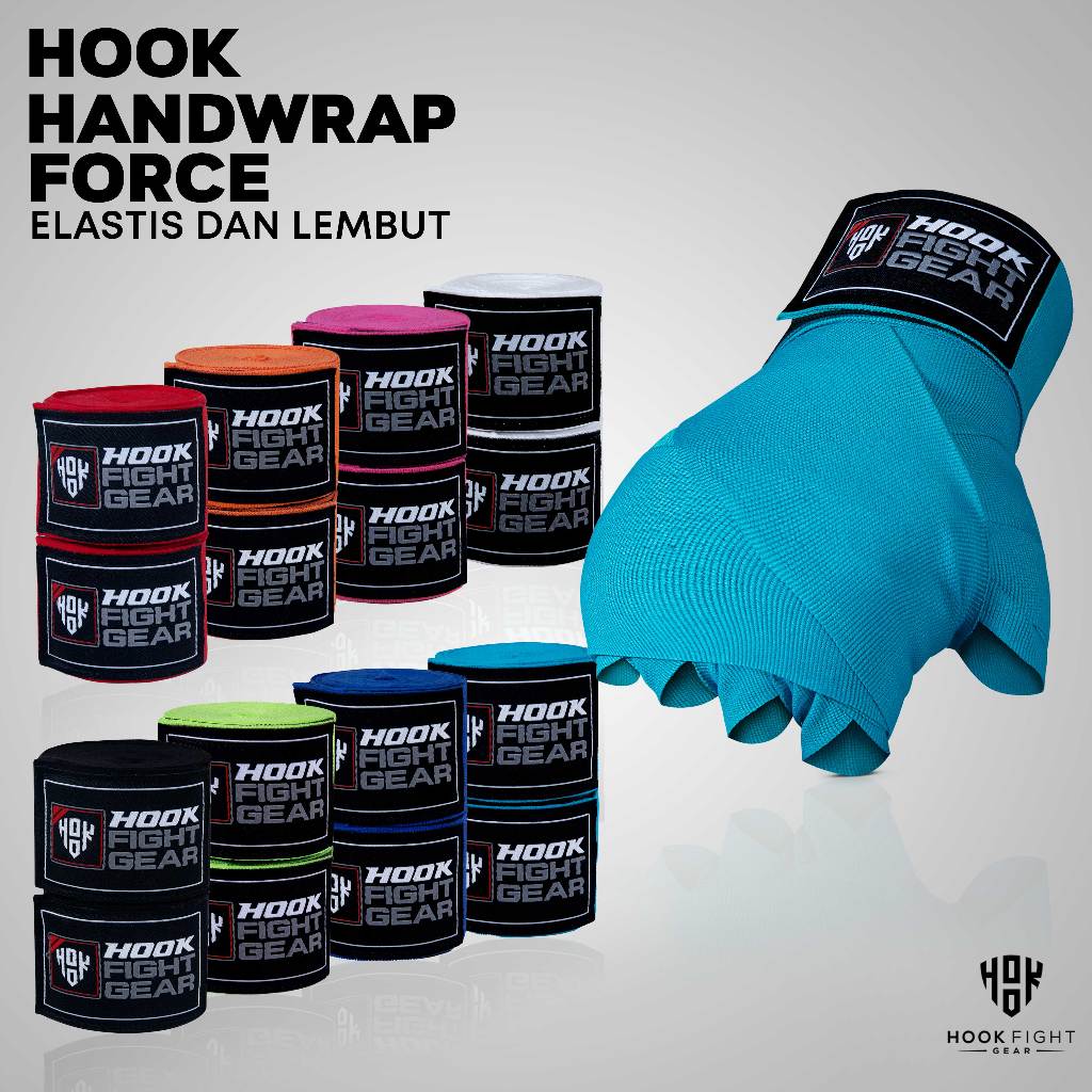 HandWrap MuayThai Hook, นวมชกมวย, Bandation, MuayThai Wrap