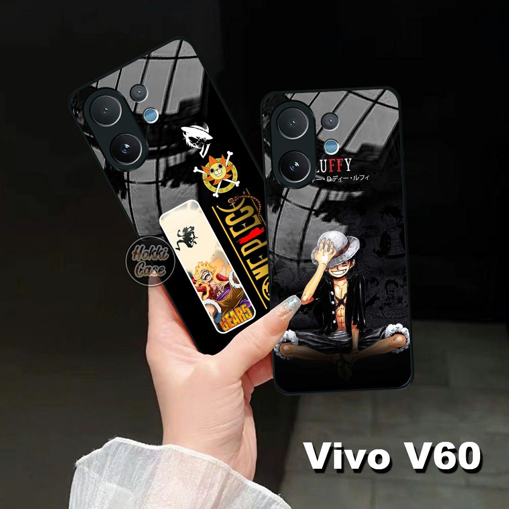 HP Vivo V60 Softcase One Piece Motif - เคสกระจก Vivo V60 ล่าสุด - เคสโทรศัพท์ Vivo V60 - ซิลิโคนสําห
