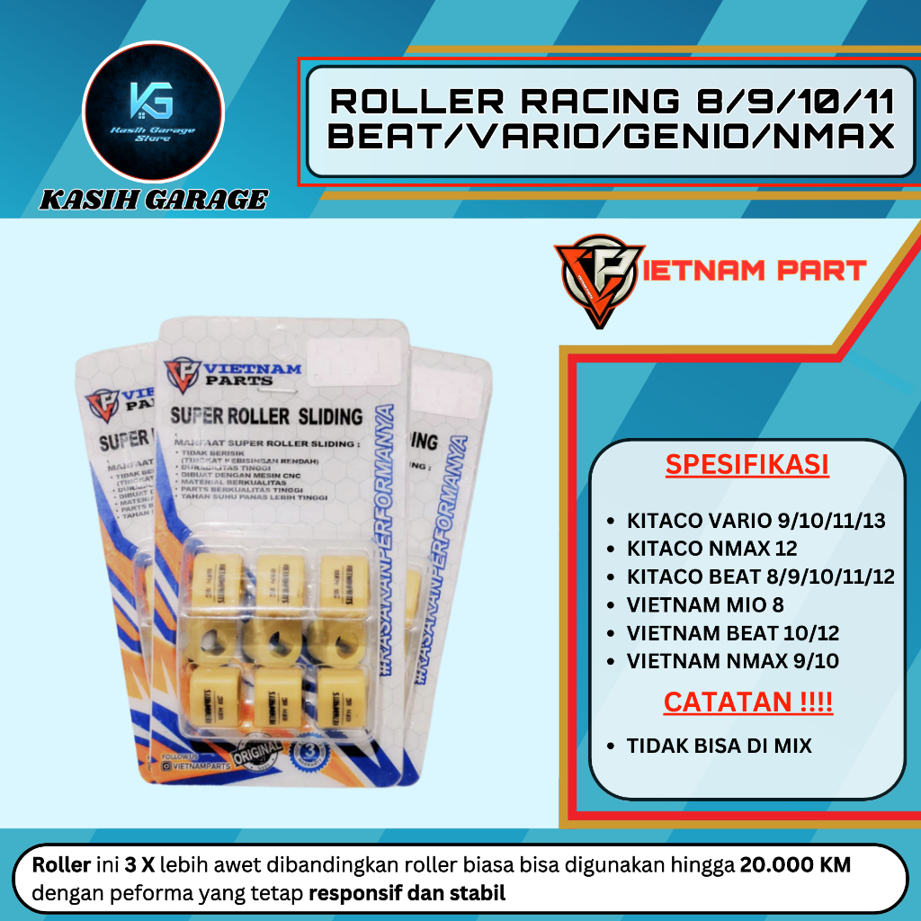 ROLLER BEAT ROLLER MIO ROLLER VARIO ROLLER BEAT ROLLER MIO ROLLER NMAX ROLLER VARIO