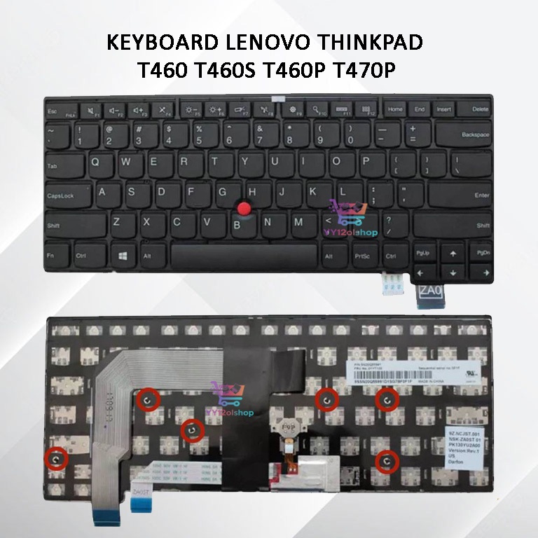 แป้นพิมพ์ LENOVO THINKPAD T460 T460S T460P T470P