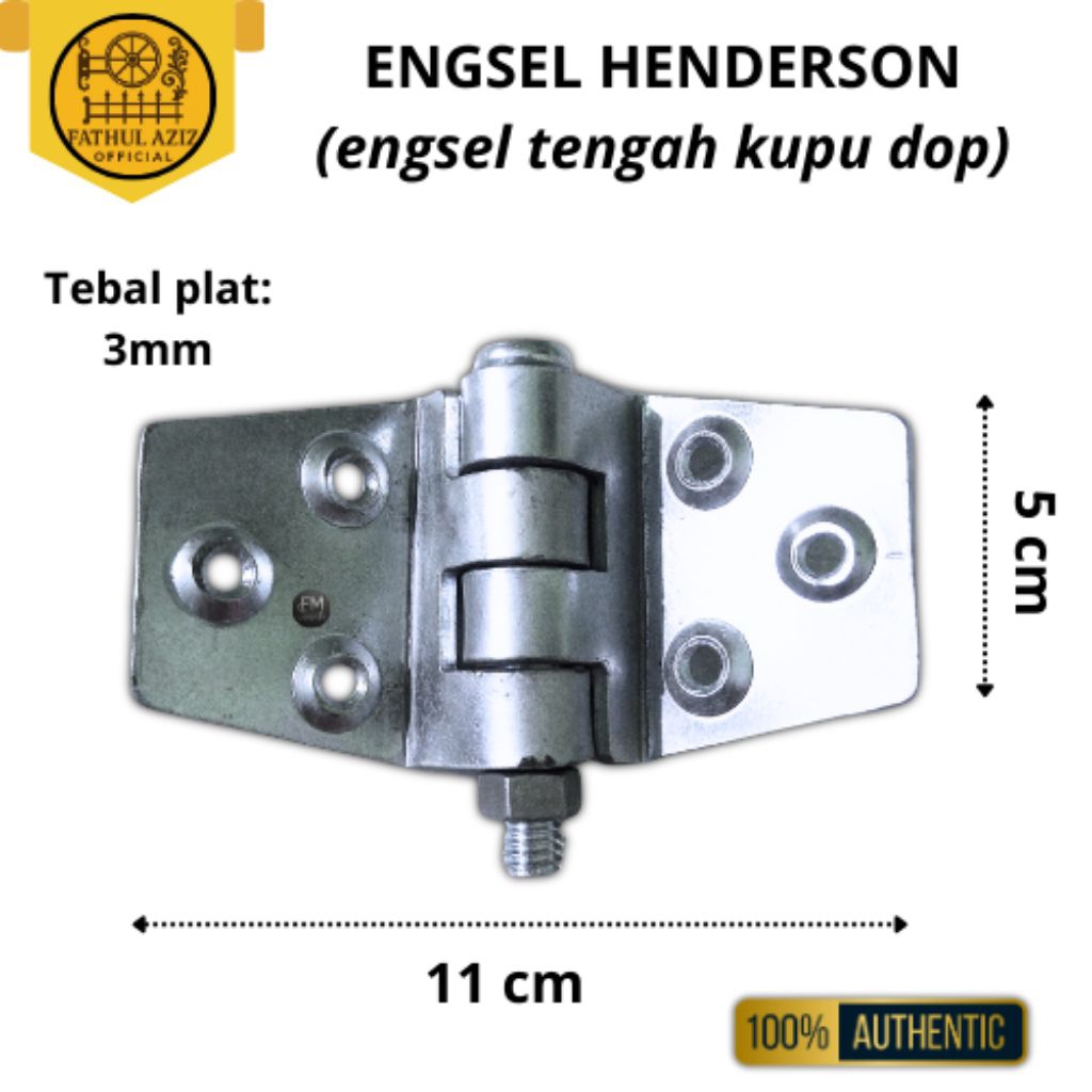 บานพับผีเสื้อ Henderson DOP